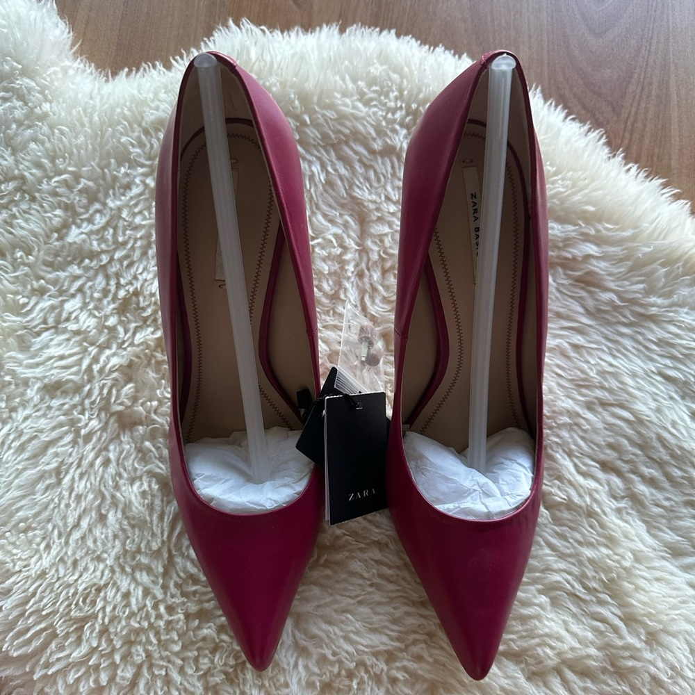 Zara - high heels 👠 - pink leather